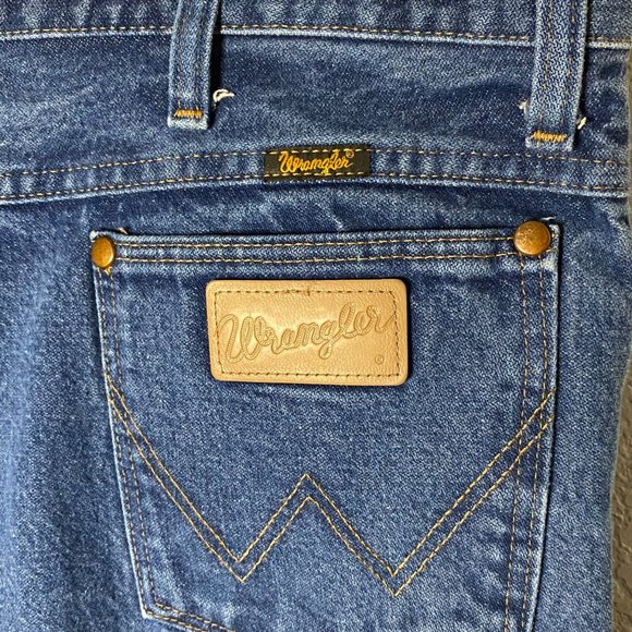 Vintage Wrangler Mens Jeans Sz 38x32 (38x30.5) Cowboy Cut Medium Wash - Picture 4 of 13